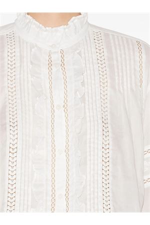 Blusa Valda in cotone bianco MARANT ÉTOILE | CH0201FAC1J15E20WH